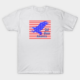 Red White and Blue Patriotic Decoration - T-Shirt